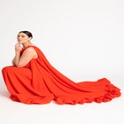 Dramatic Ruffle Gown image number null