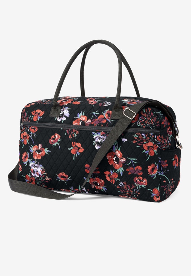 Quilted Bag and Matching Mirror Set image number null