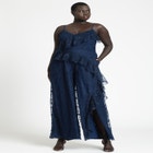 Ruffle Chantilly Lace Jumpsuit image number null