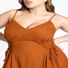 Lace Up Detail Dress image number null