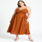 Lace Up Detail Dress image number null