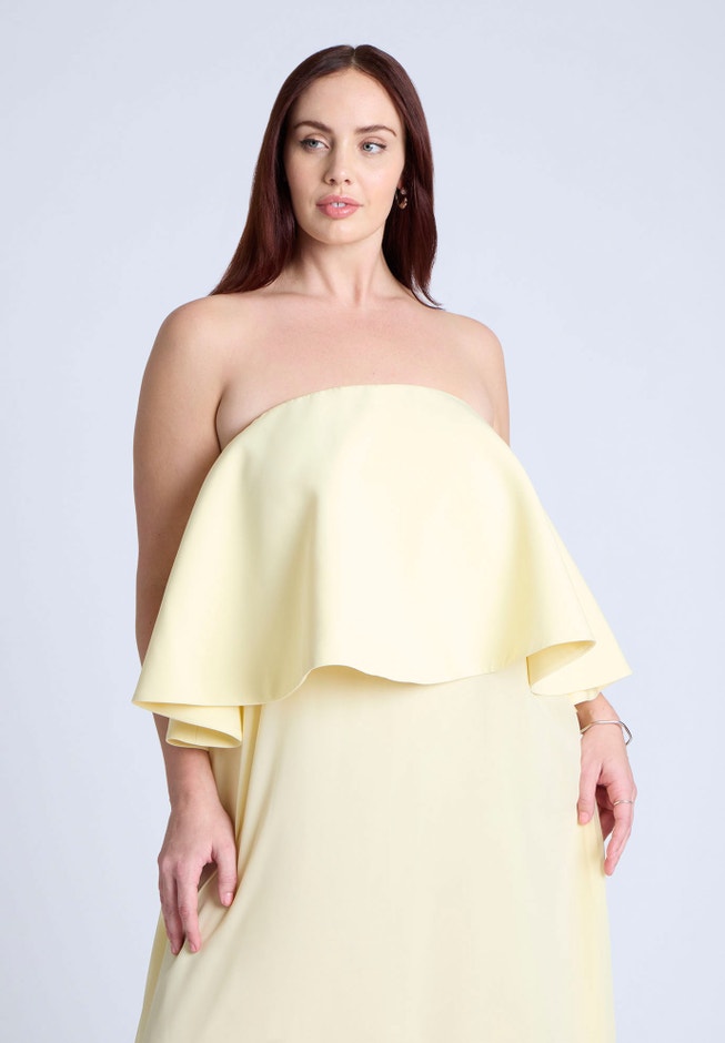 Peplum Bodice Gown image number null