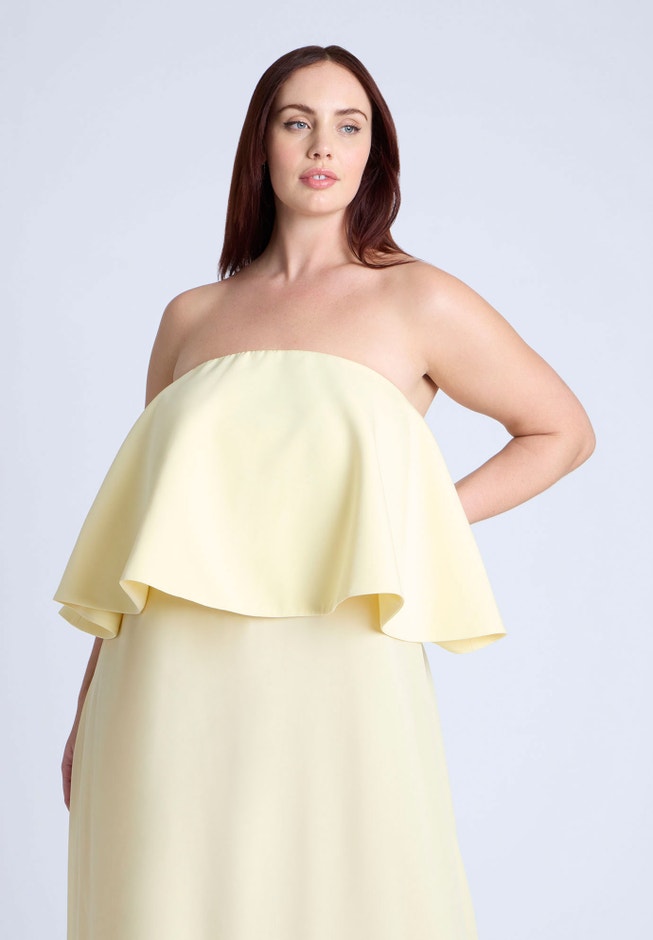 Peplum Bodice Gown image number null