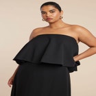 Peplum Bodice Gown image number null