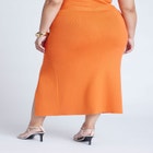 Knit Skirt With Slit And Hardware image number null