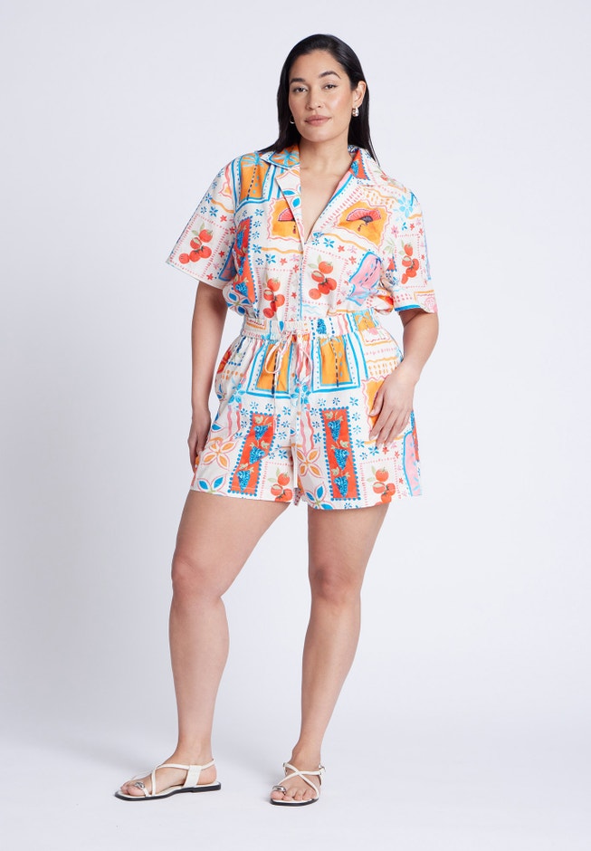 Pull On Printed Short image number null