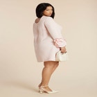 Rosette Sleeve Mini Dress image number null