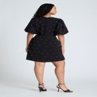 Pearl Mini Dress With Bows image number null