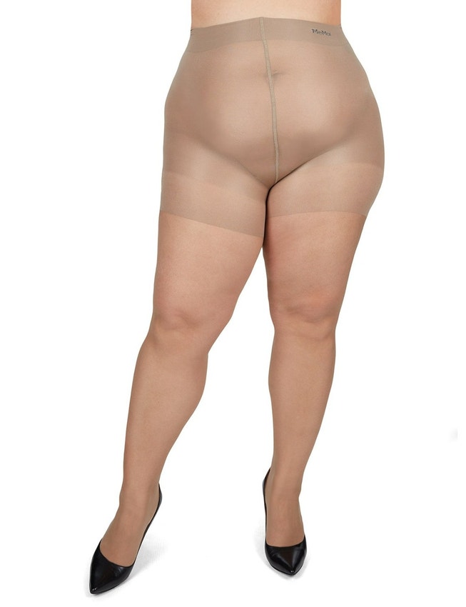 Memoi Energizing Light Support Control Top Pantyhose image number null