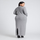 Mock Neck Maxi Dress image number null