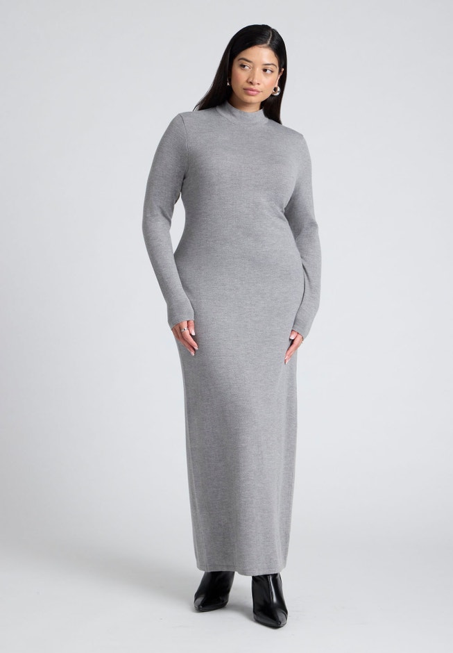 Mock Neck Maxi Dress image number 0