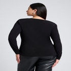Dramatic Cowl Drape Top image number null