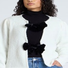Bow Closure Cardigan image number null