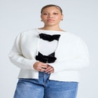 Bow Closure Cardigan image number null