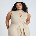 Turtleneck Duster With Belt image number null