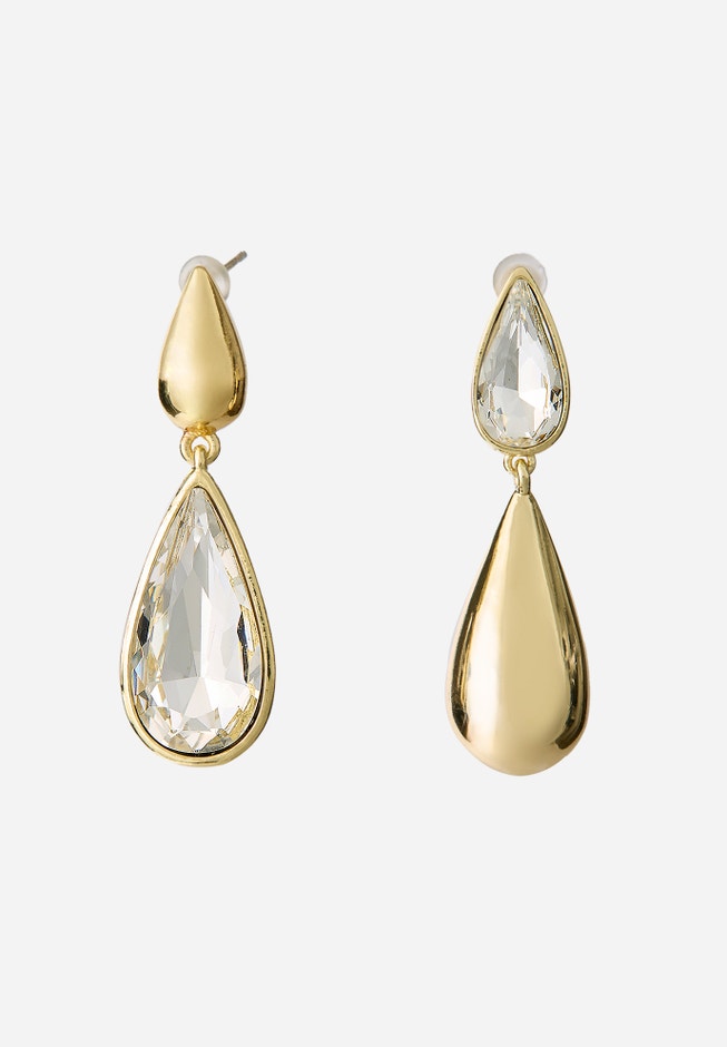 Asym Gem Drop Earring image number null
