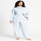 Yarn Dye Striped Straight Leg Pant image number null