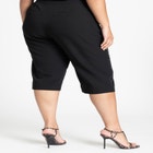 Pintuck Stretch Capri image number null