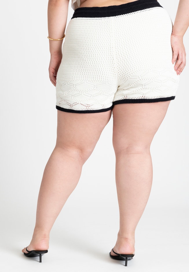 Knitted Crochet Short image number 2