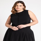 Preppy Button Front Tank image number null