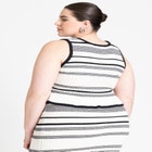 Crochet Multi Stitch Crop Top image number null