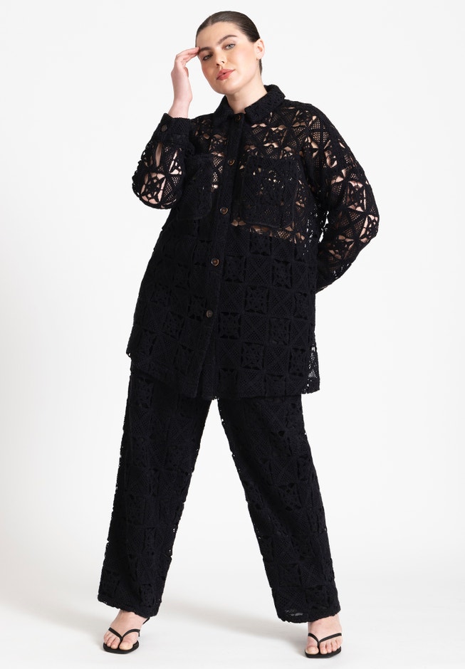 Crochet Pull On Pant image number 0