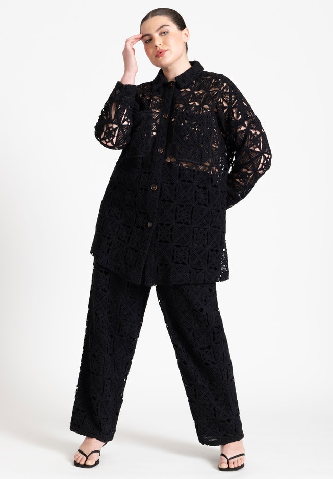 Crochet Shacket image number 2