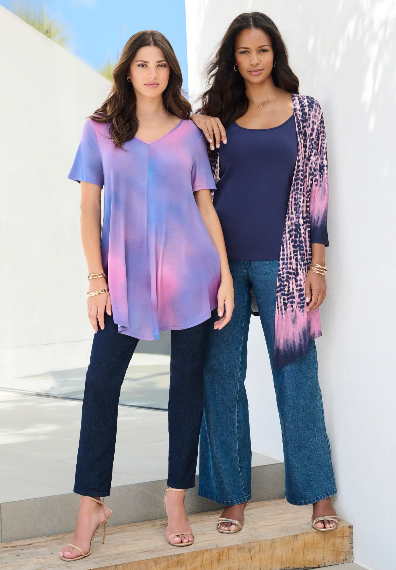 Ultra Drape V Neck Swing Tunic | ELOQUII