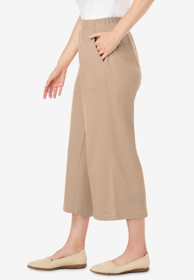 7-Day Knit Culotte image number 2