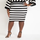 Crochet Sweater Midi Skirt image number null