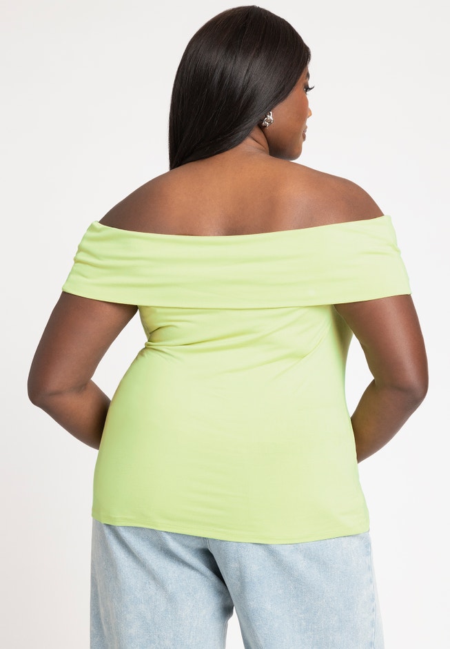 Off The Shoulder Fitted Top image number 1