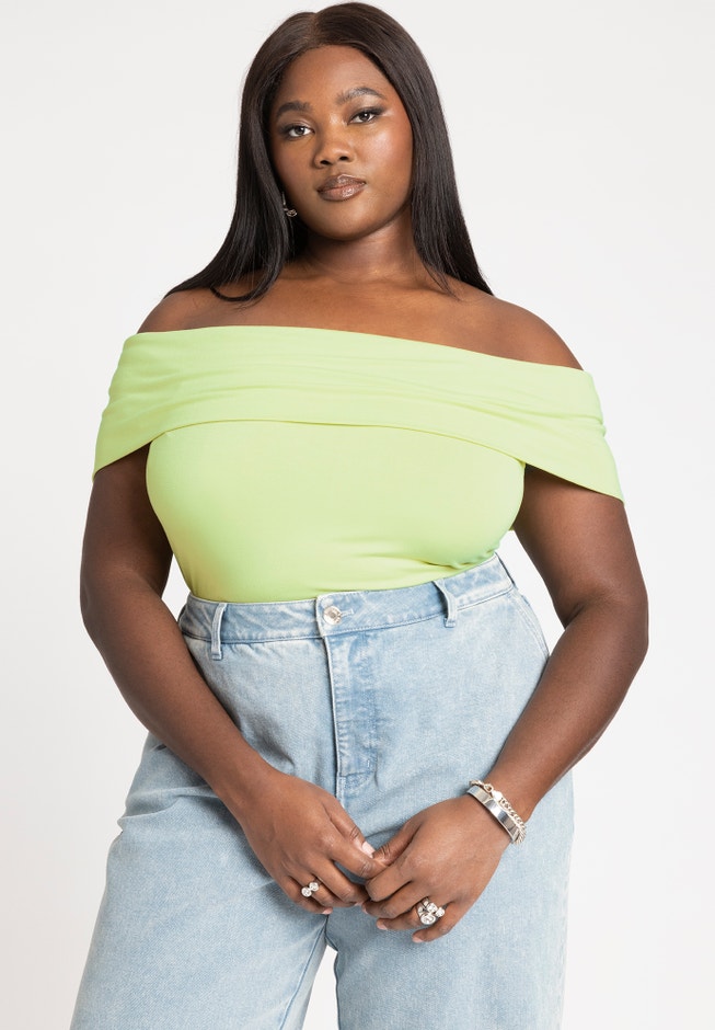 Off The Shoulder Fitted Top image number 2