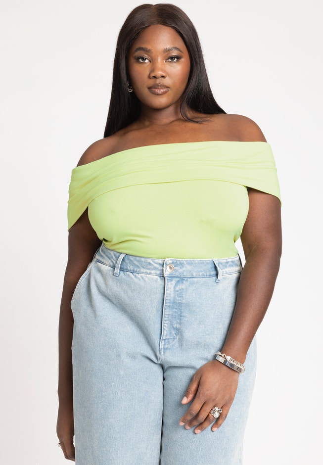 Off The Shoulder Fitted Top image number 0