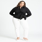 Hip Tie Collared Shirt image number null