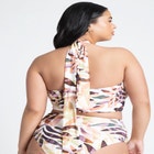 Cross Halter Bikini Top image number null