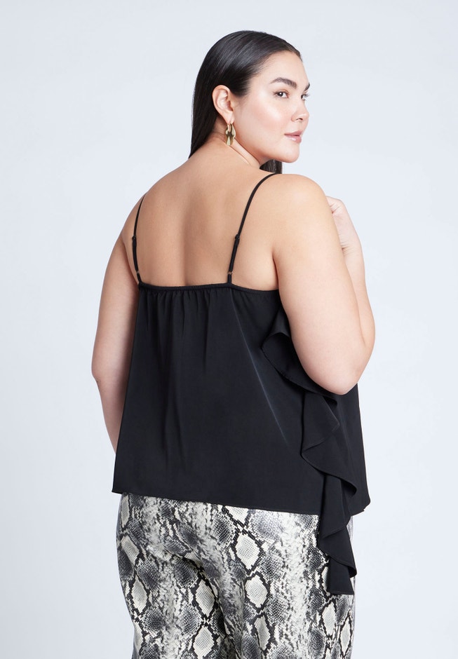Flounced Neckline Cami image number 1
