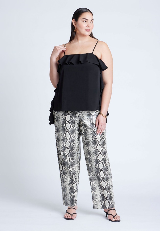 Flounced Neckline Cami image number 2