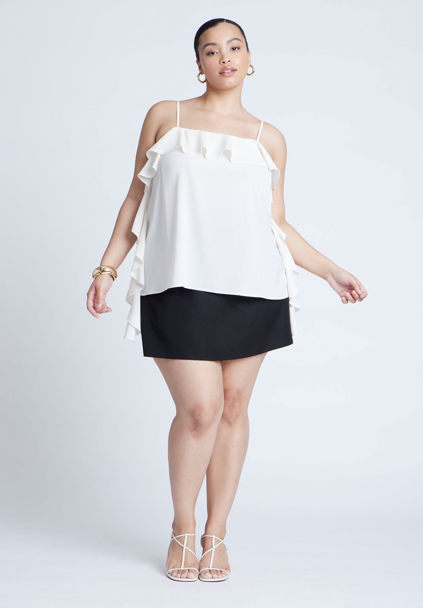 Flounced Neckline Cami image number 2