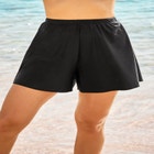 Loose Swim Short with Built-In Tummy Control Brief image number null