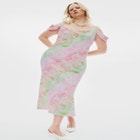 Off The Shoulder Bias Dress image number null