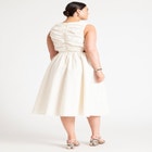 Shirred Bodice Midi Dress image number null