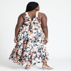 Tiered Floral Maxi Dress image number null