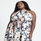 Tiered Floral Maxi Dress image number null