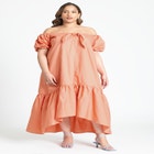 Off The Shoulder Relaxed Maxi Dress image number null