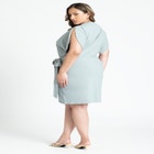 Mini Dress With Tie image number null