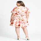 Puff Sleeve Sweatheart Mini Dress image number null