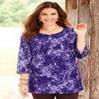 Easy Fit 3/4-Sleeve Scoopneck Tunic image number null