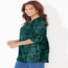 Easy Fit 3/4-Sleeve Scoopneck Tunic image number null