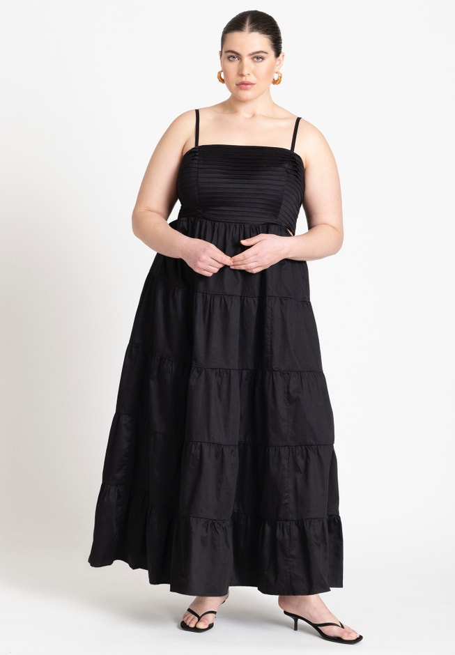 Tiered Maxi Dress image number null