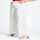 Grommet And Lacing Detail Jean image number null